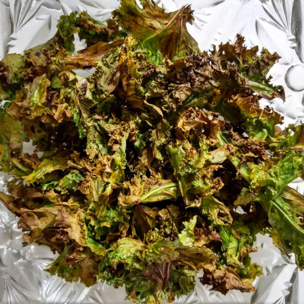 Snack de Kale al horno